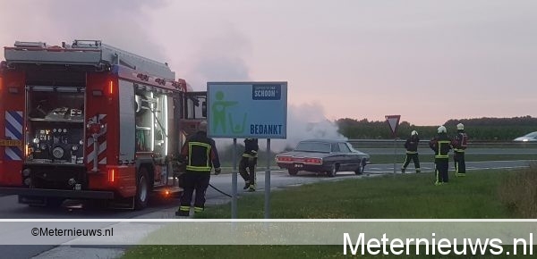old timmer in brand A28 Assen