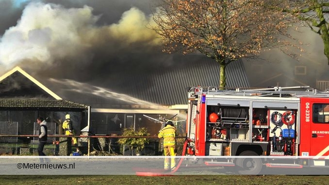 grote brand bedrijf in Kerkenveld7