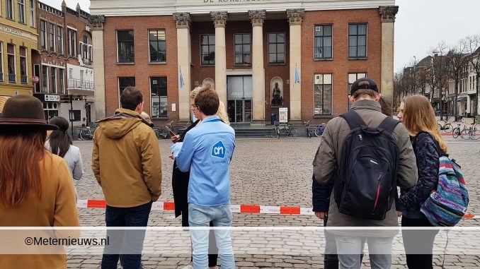 SUPERMARKT ONTRUIMD NA VONDST VERDACHT PAKJE IN GRONINGEN
