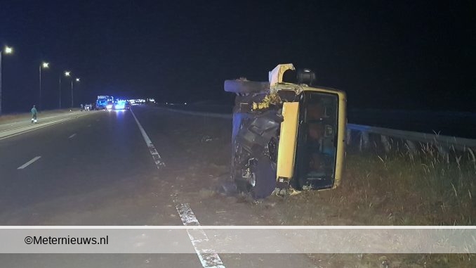 ongeval a28 Veeningen