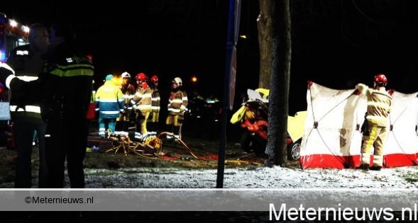 Dodelijk ongeval op N377 bij Nieuwleusen.