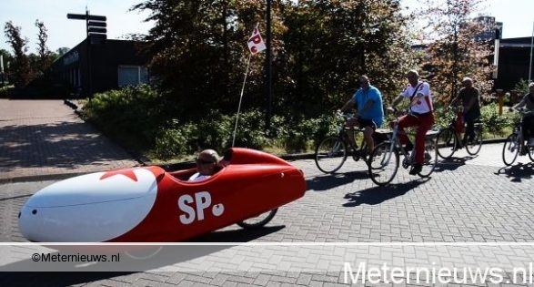 SP OP DE FIETS TEGEN WINMOLEN IN VEENKOLONIEN