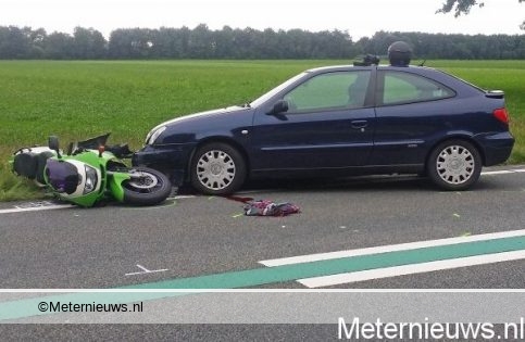 Motorrijder verongelukt N381. Motorrijder verongelukt N381.