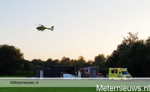ERNSTIG GEWONDE IN SCHUUR WESTERBORK