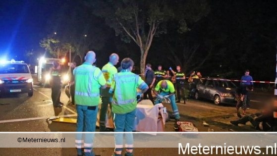 Drie gewonden bij ongeval in Groningen. Drie gewonden bij ongeval in Groningen.