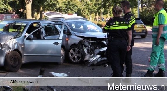 FORSE AANRIJDING IN REED