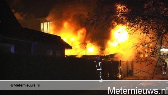 SCHUUR AFGEBRAND IN CVOEVORDEN