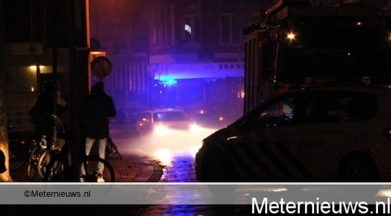EVACUATIE NA CAFE BRAND IN GRONINGEN