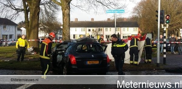 Vrouw en twee kinderen gewond na ongeval in Emmen.