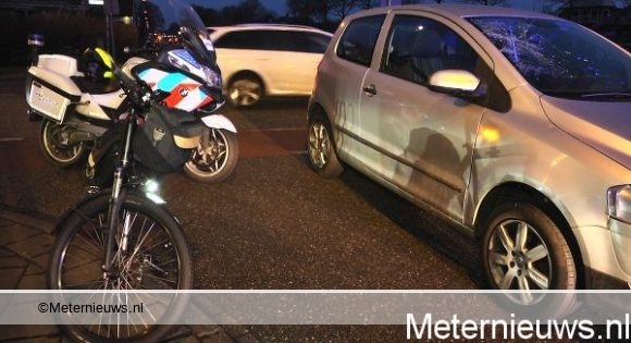fietsster tegen auto in dedemsvaart
