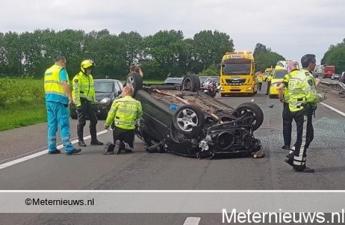 Ernstig ongeval door verkeersruzie. Ernstig ongeval door verkeersruzie.