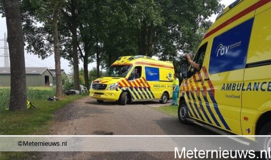 Scooterrijder gewond bij ongeval Punthorst. Scooterrijder gewond bij ongeval Punthorst.