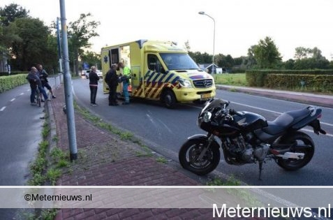 motorrijder gewond in Nietap1