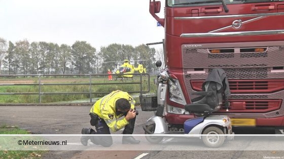 Scootmobiel aangereden Hijken. Scootmobiel aangereden Hijken.
