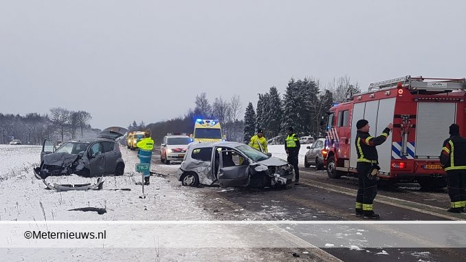 frontale aanrijding n334 borger