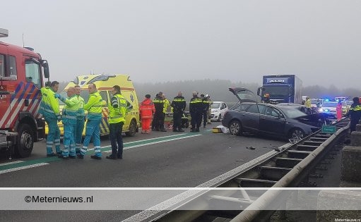 Dode bij frontale aanrijding N34 Odoorn. Dode bij frontale aanrijding N34 Odoorn.