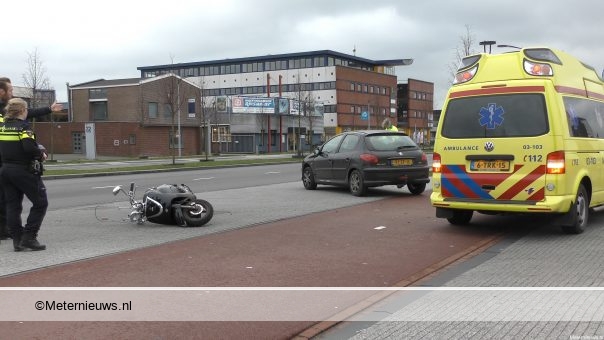 Scooterrijder aangereden Assen. Scooterrijder aangereden Assen.