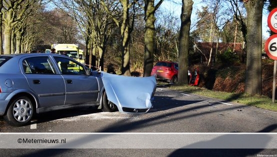 Twee gewonden na ongeval op beruchte kruising in Vlagtwedde.