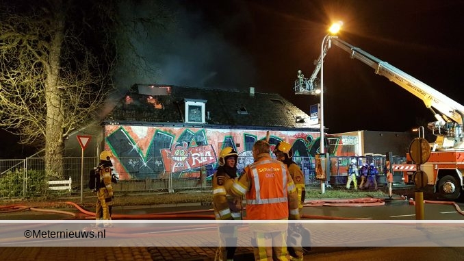 voetbalcafe in brand in zwolle
