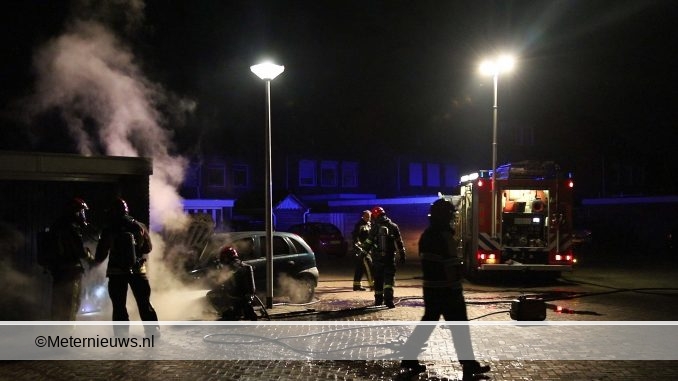 auto in brand in Muntendam