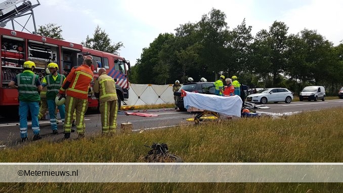 frontale aanrijding op de n375 bij Ruinen3
