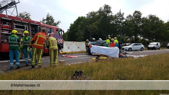 Twee traumahelikopters bij ernstig ongeval in Doorn. Twee traumahelikopters bij ernstig ongeval in Doorn.