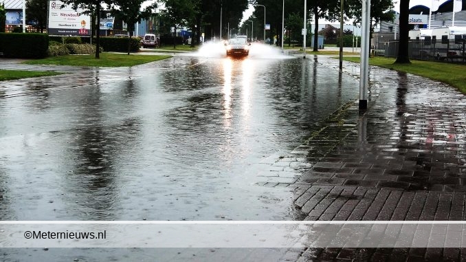 wateroverlast in Hoogeveen