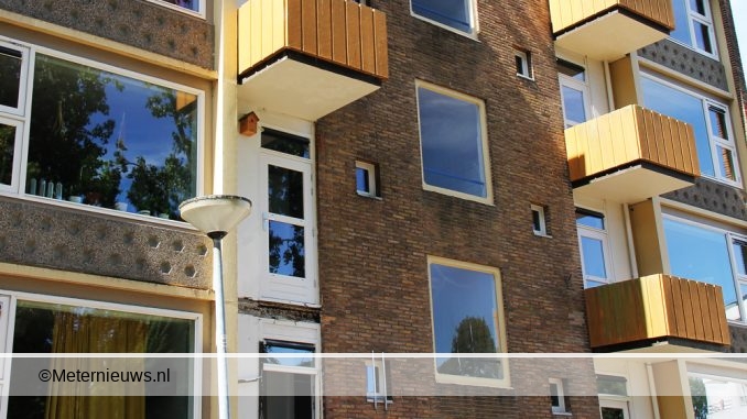 balkon van van flat Groningen