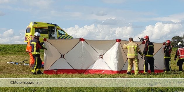 Ernstig ongeval bij de oprit A28 noord bij Assen. Ernstig ongeval bij de oprit A28 noord bij Assen.