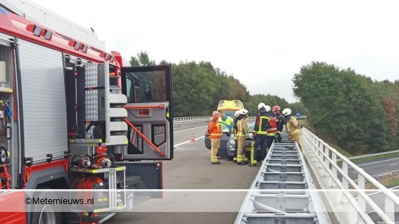 Ongeval oprit N33 Assen. Ongeval oprit N33 Assen.