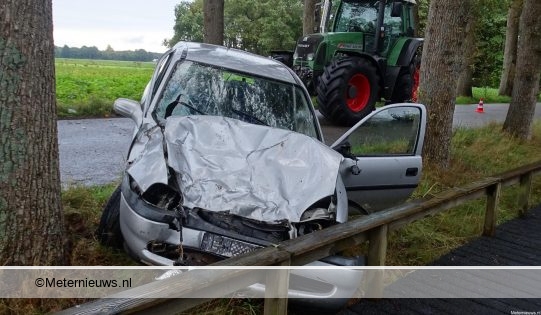 Gewonde na aanrijding in Assen. Gewonde na aanrijding in Assen.