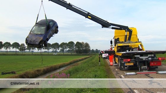 Bestuurder auto ongeval in Lageland thuis aangetroffen. Bestuurder auto ongeval in Lageland thuis aangetroffen.