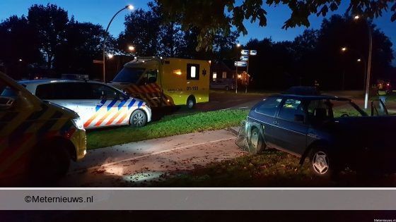Gewonde na aanrijding in Valthermond. Gewonde na aanrijding in Valthermond.
