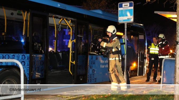 BRANDWEER CONTROLEERD LIJNDIENSTBUS ARRIVA OP BRAND7
