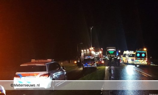 Frontale aanrijding met dodelijke afloop op de N377 De Krim/Coevorden. Frontale aanrijding met dodelijke afloop op de N377 De Krim/Coevorden.