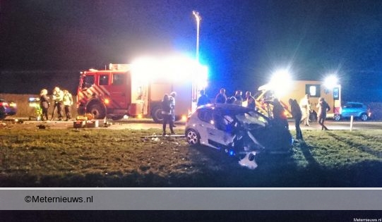 Frontale aanrijding N366 Mussel. Frontale aanrijding N366 Mussel.