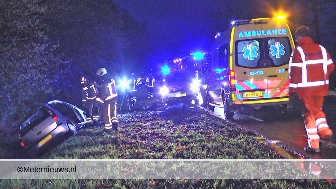 auto in de sloot