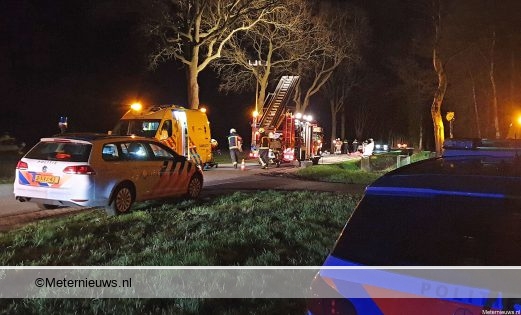 Twee doden bij ernstig ongeval Laaghalerveen. Twee doden bij ernstig ongeval Laaghalerveen.
