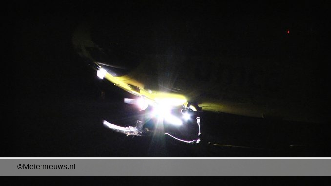 traumaheli landt bij huisartsenpost in Zuidwolde