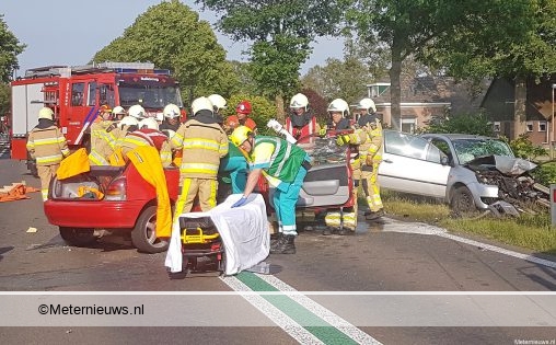 Frontale aanrijding N377 Balkbrug. Frontale aanrijding N377 Balkbrug.