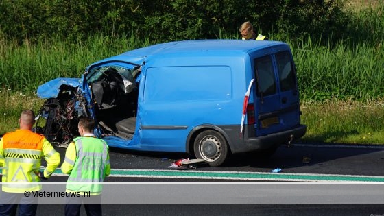 Dodelijk ongeval op de N50 bij Kampen.