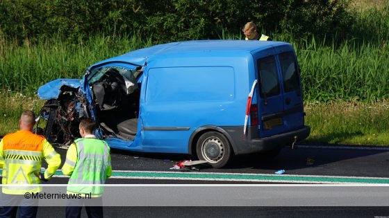 Dodelijk ongeval op de N50 bij Kampen. Dodelijk ongeval op de N50 bij Kampen.