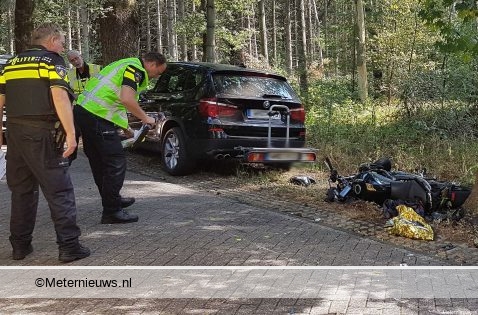 Ernstig motorongeval Witteveen. Ernstig motorongeval Witteveen.