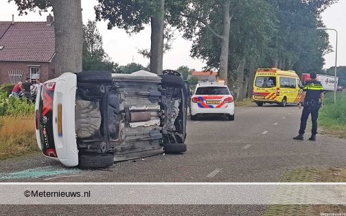 Auto op de kant Punthorst (Video) |