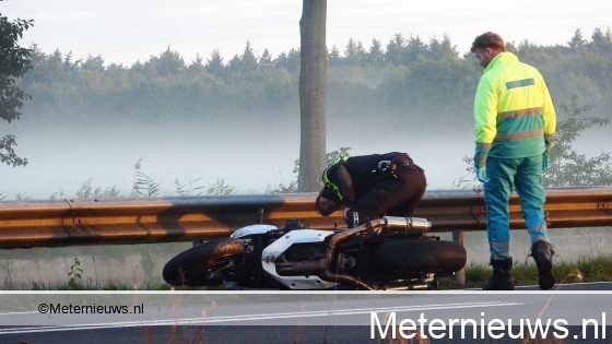 Motorrijder overleden na ongeval op n371 bij Havelte.