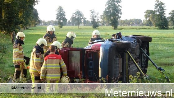 Gewonde na aanrijding auto’s in Staphorst. Gewonde na aanrijding auto’s in Staphorst.