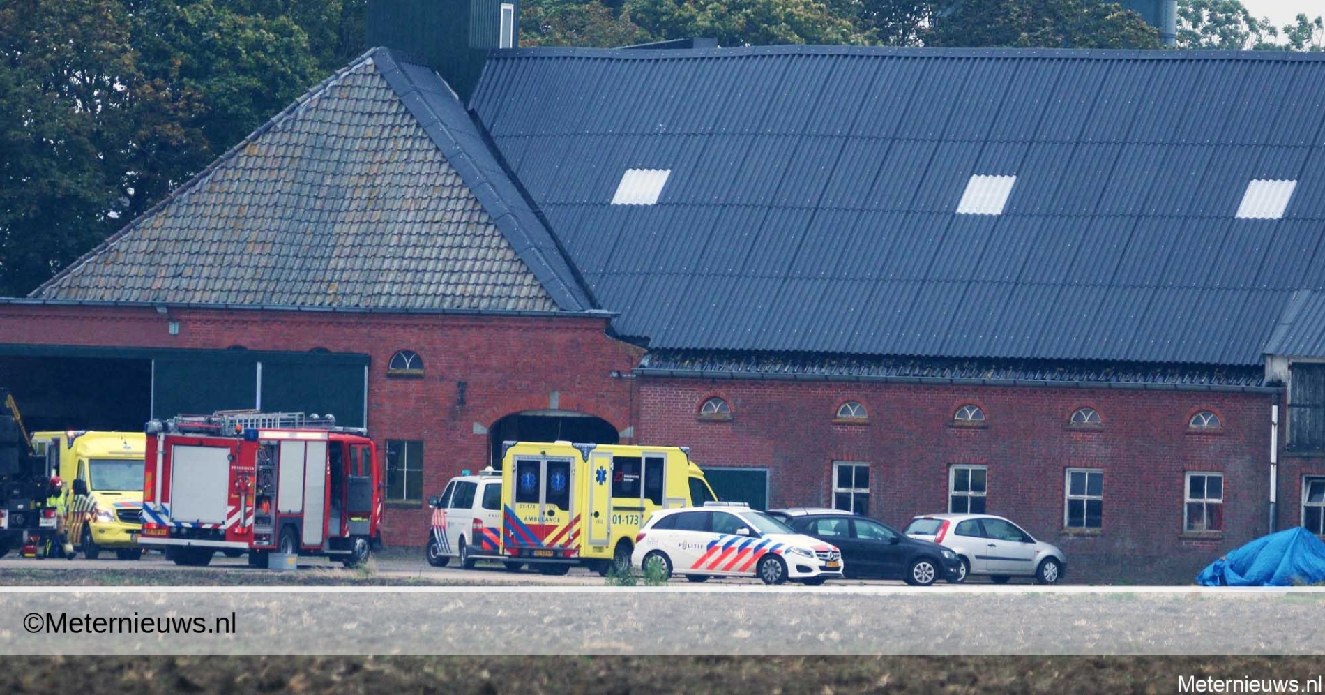 Ernstig ongeval op bedrijf in Appingedam. Ernstig ongeval op bedrijf in Appingedam.