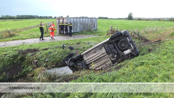 TWEE GEWONDEN NA ONGEVAL A7 GRONINGEN