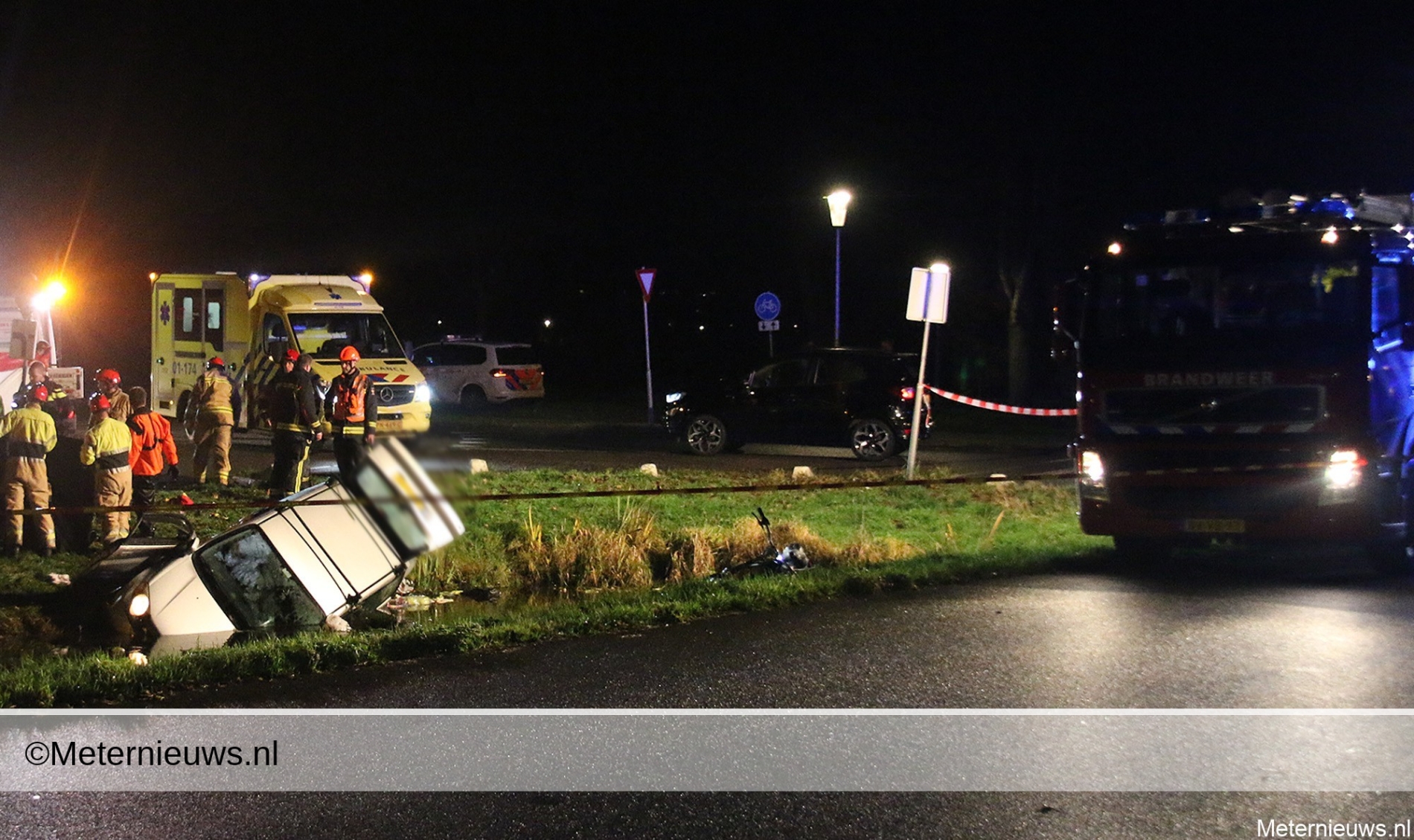 Ernstig ongeval in Veendam. Ernstig ongeval in Veendam.