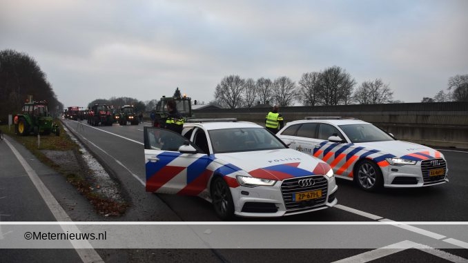 boeren blokkeren a28 staphorst5